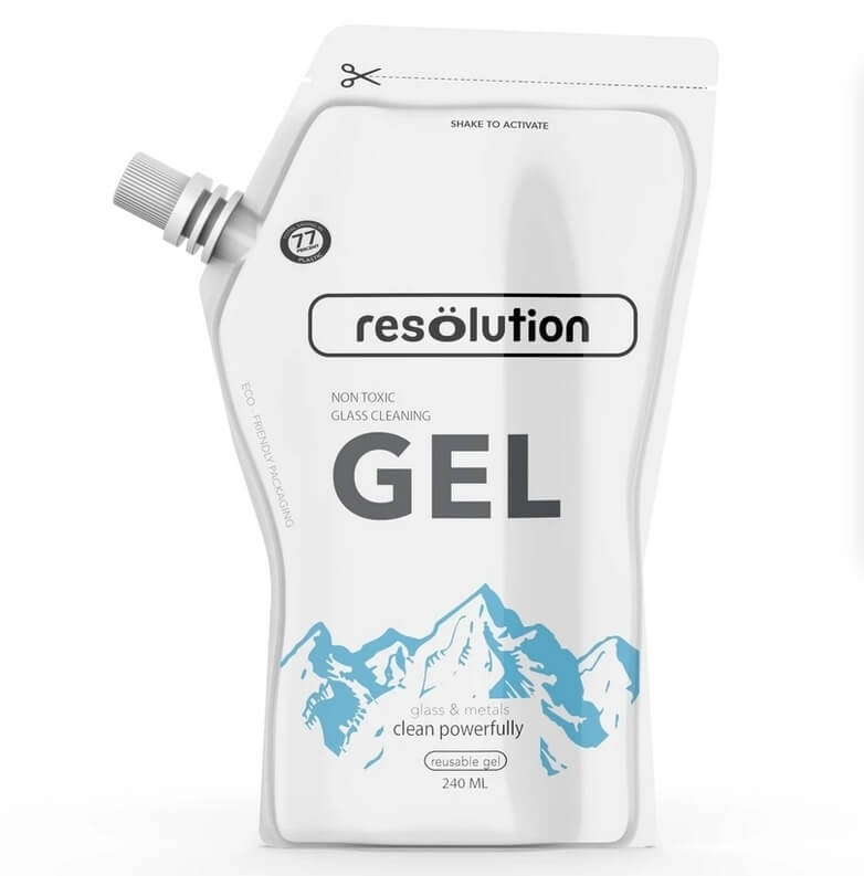 Resolution Reusable Gel Glass Cleaner 240mL - Vape Station