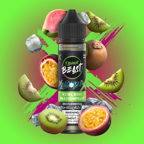 Flavour Beast 60ml - Kewl Kiwi Passionfruit