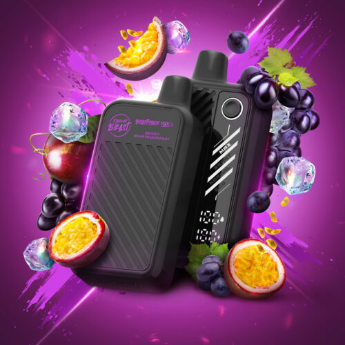 FLAVOUR BEAST BEAST MODE MAX 2 - GROOVY GRAPE PASSIONFRUIT